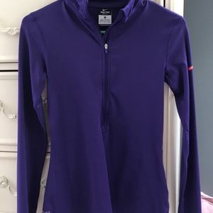 NIKE purple and neon pink dri-fit
